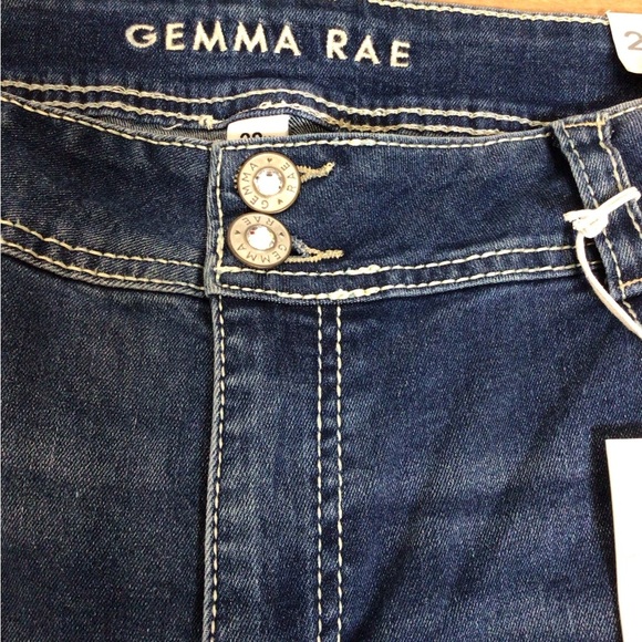 Gemma Rae Women’s Jeans Size 20W Mid Rise Stretch Curvy Bootcut Embellished - Picture 9 of 9